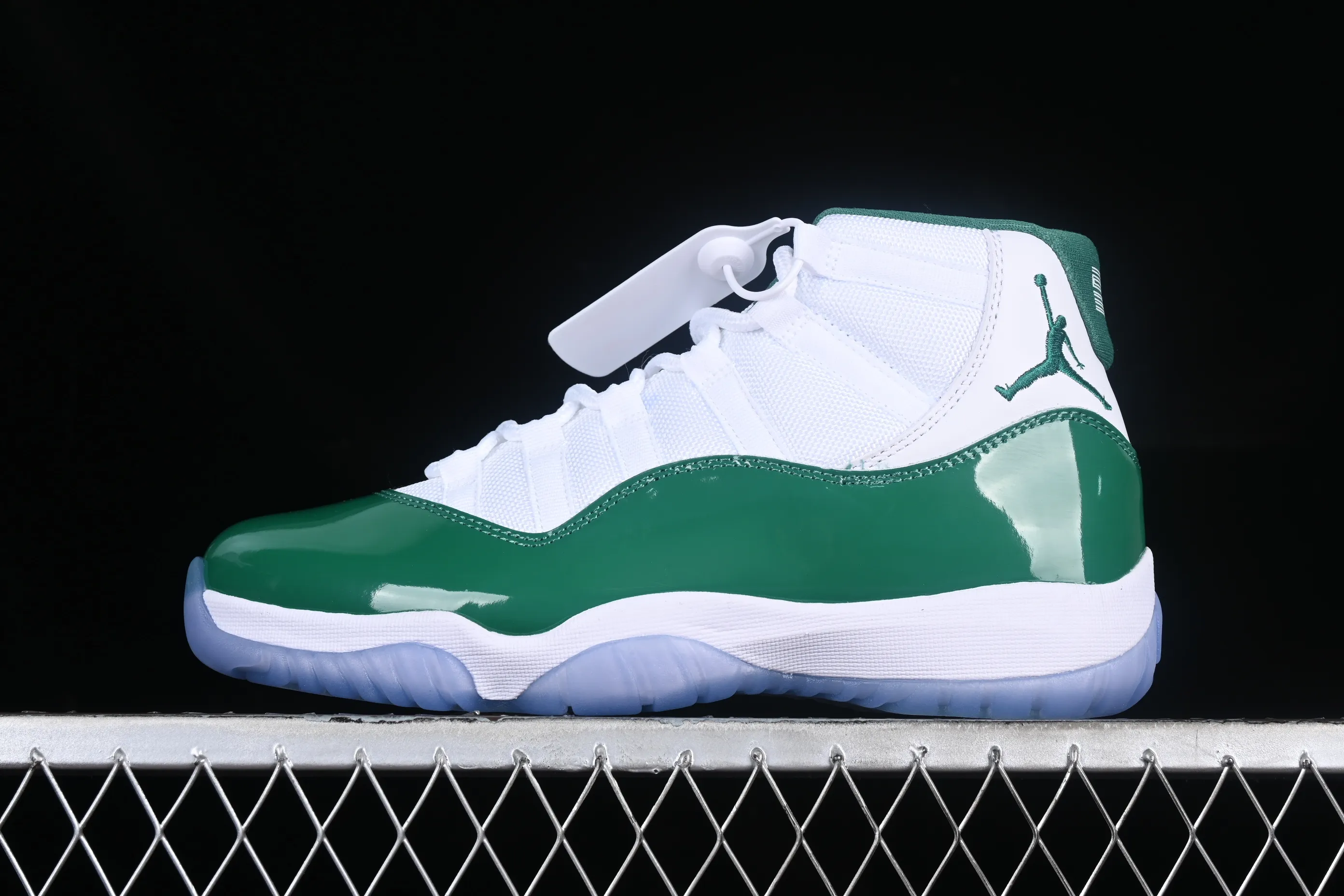 All categories Air Jordan Jordan series basketball shoes Air Jordan 11 Air Jordan 11 Retro "White And Green" AJ11 Joe 11 patent leather white and green CT8012-113